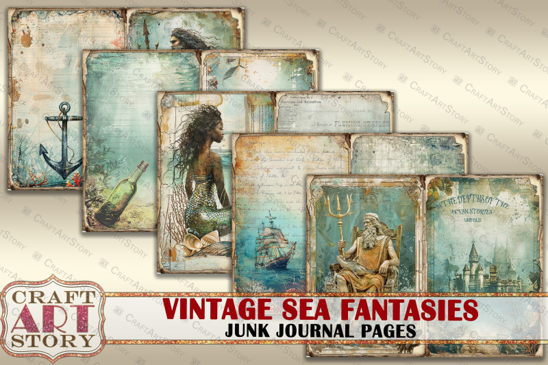 vintage-sealife-junk-journal-kit-printable-nautical