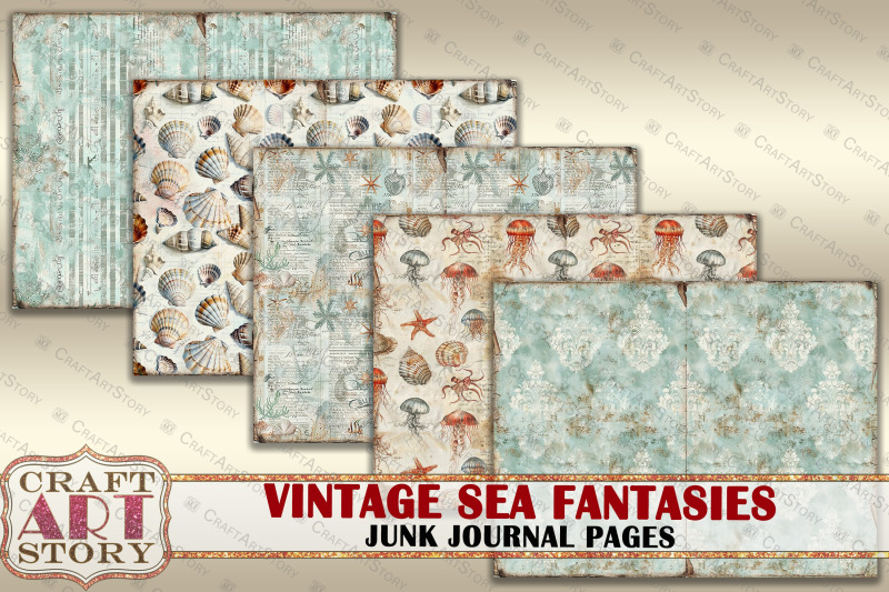 vintage-sealife-junk-journal-kit-printable-nautical