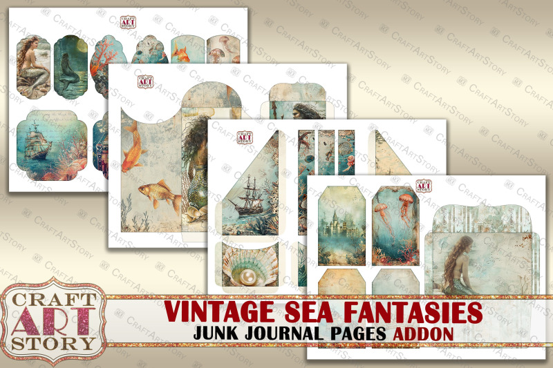 vintage-sealife-junk-journal-kit-printable-addon-nautical