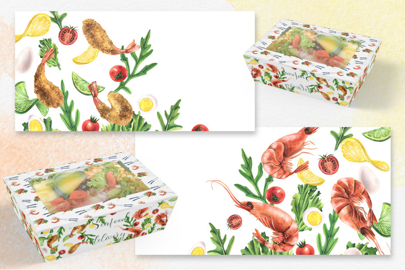 shrimp-with-vegetables-and-dishes-watercolor-clipart