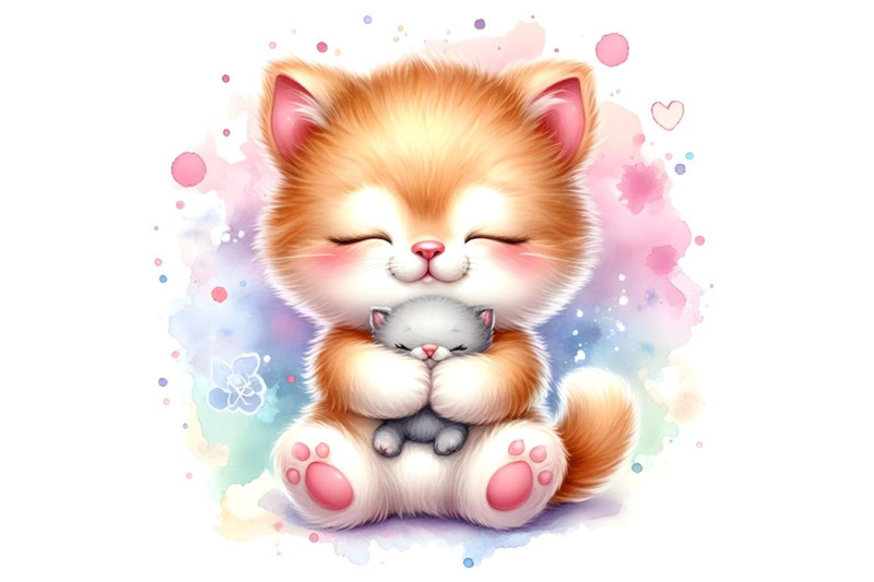 baby-animal-cute-cat-watercolor