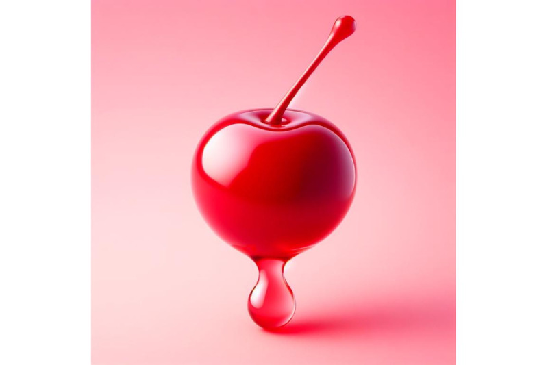 a-close-up-of-a-cherry-a-red-syrup-dripping