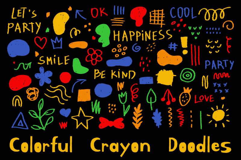 colorful-crayon-doodles