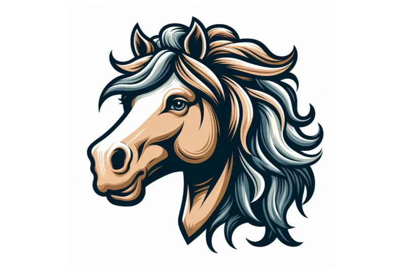 head-horse-vector