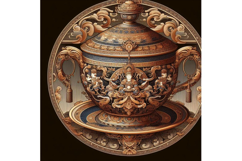 beautiful-decorated-tea-pot