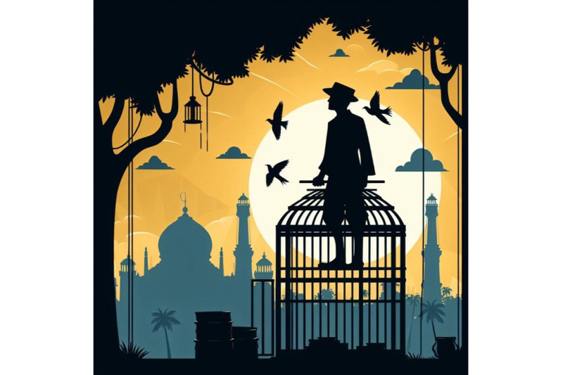 silhoutte-telling-story-art-of-man-in-the-cage