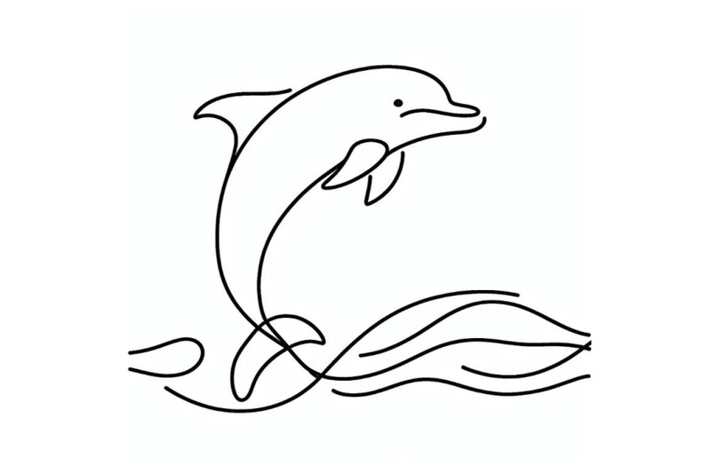 simple-dolphin-continuous-line-drawing