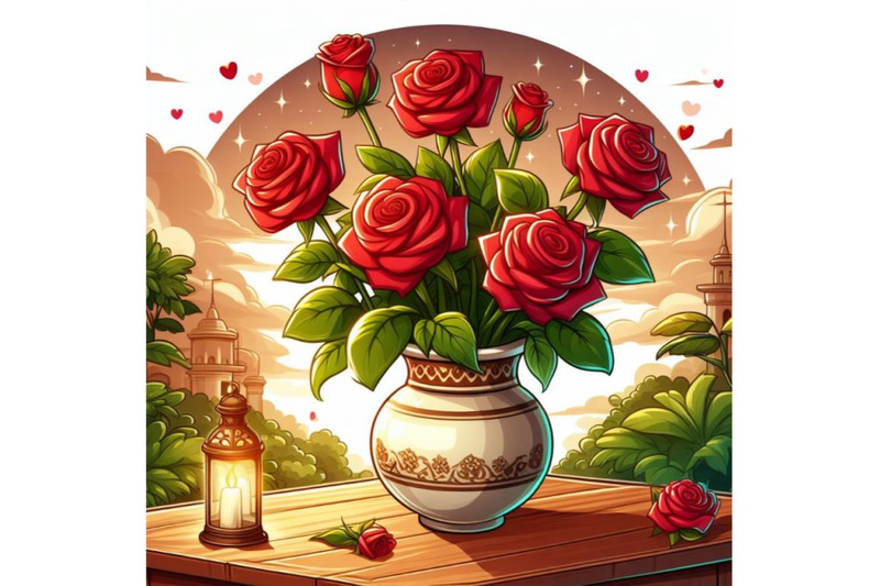 red-roses-in-the-vase