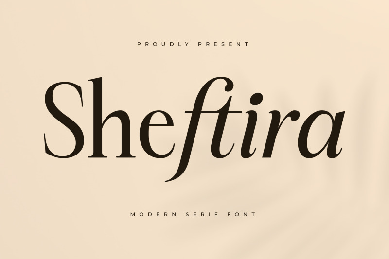 sheftira-modern-serif-font