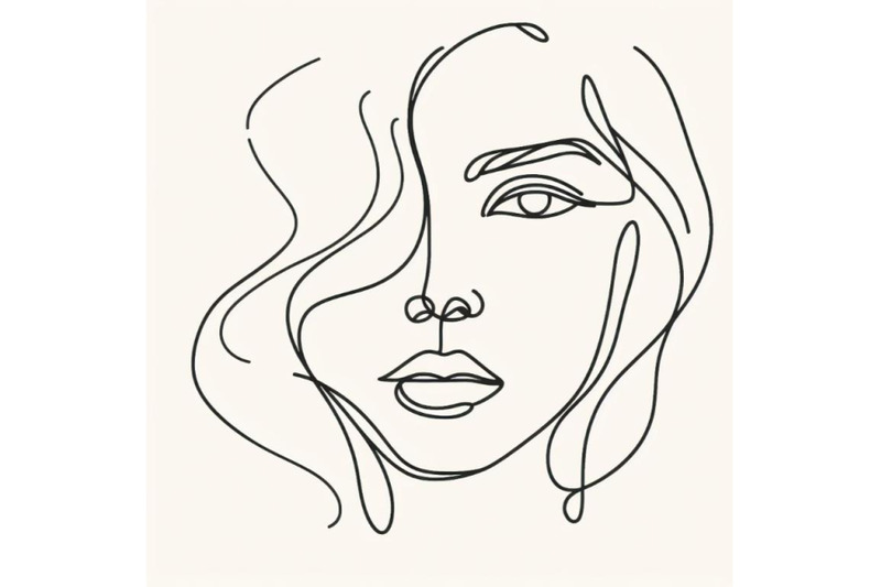 minimalist-continuous-linear-sketch-woman-face