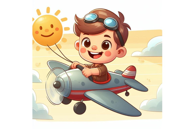 happy-smiling-kid-flying-plane-like-a-real-pilot