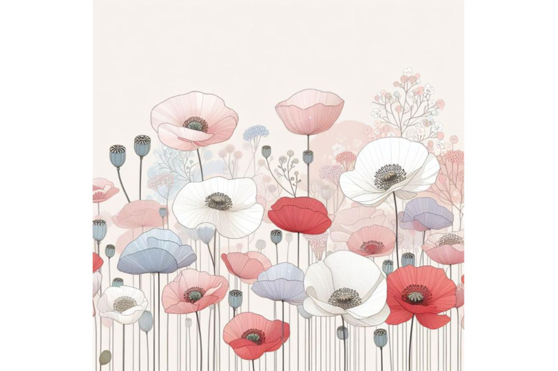 elegant-poppy-flower-background