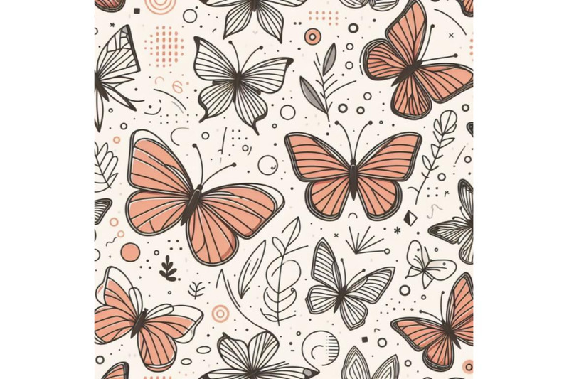 butterfly-line-art-seamless-pattern-flying-butterflies-on-minimal-sha