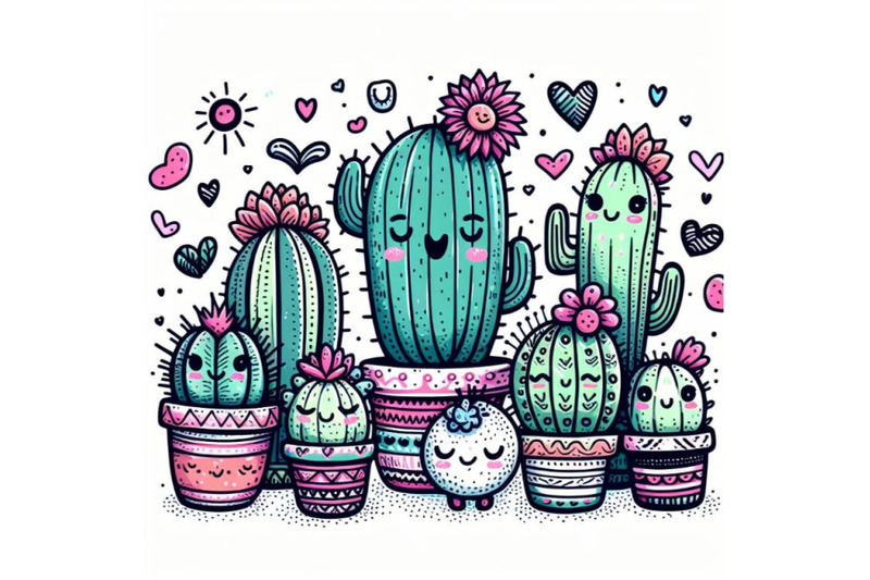 cute-cactus-doodle-art