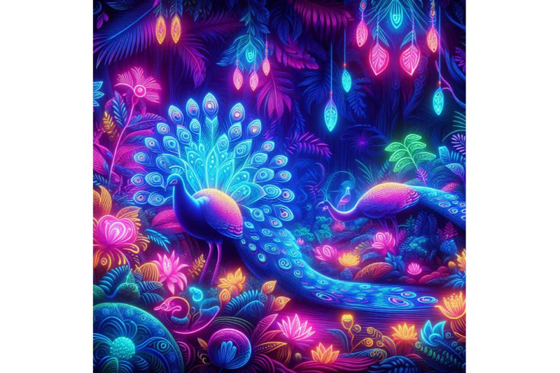 a-neon-lit-jungle-with-glowing-flora-and-fauna-exotic-peacock