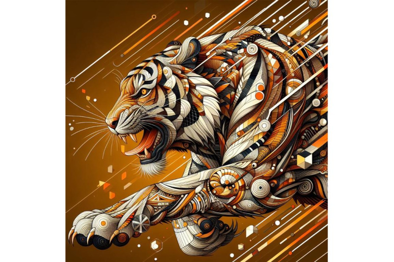 tiger-decorated-artwork