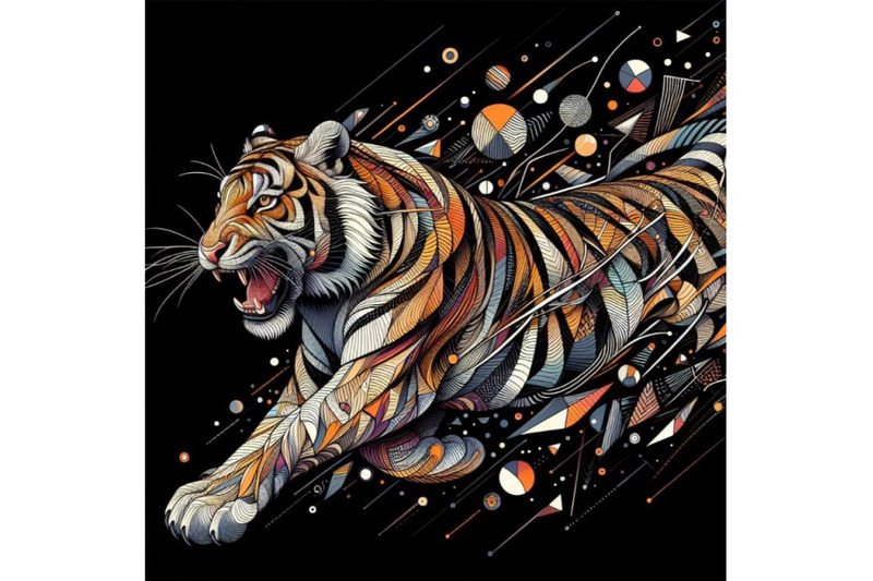 tiger-decorated-artwork