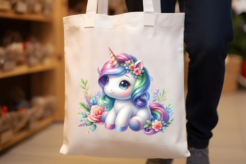 watercolor-cute-unicorn-clipart-bundle