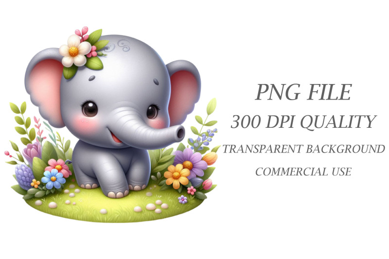 watercolor-spring-elephant-clipart