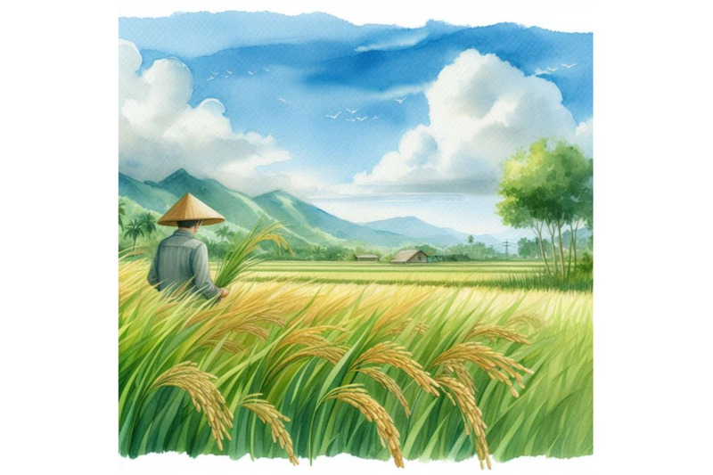 farmer-working-on-paddy-field