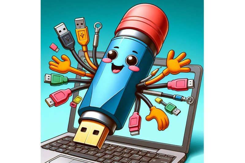 pendrive-cartoon-artwork