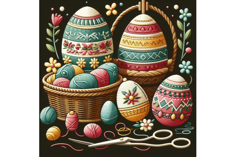 easter-decorated-eggs