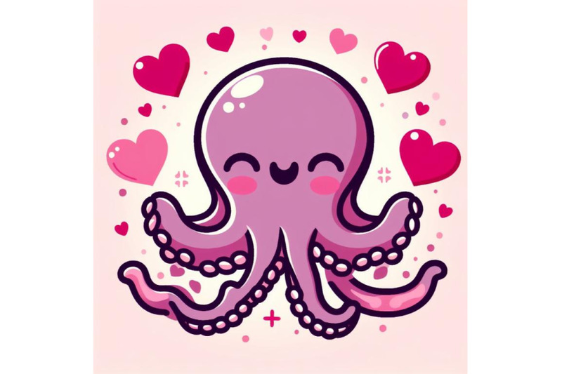 kawaii-very-a-cute-octopus-loved-silhouette