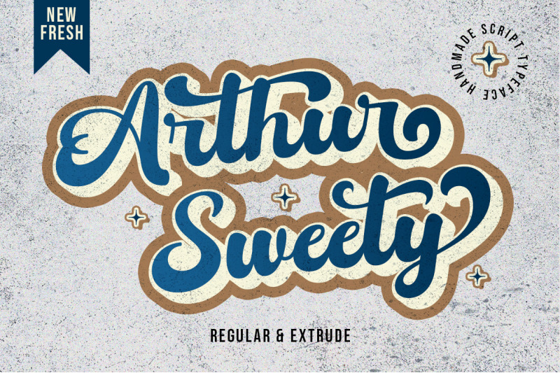 arthur-sweety-retro-script