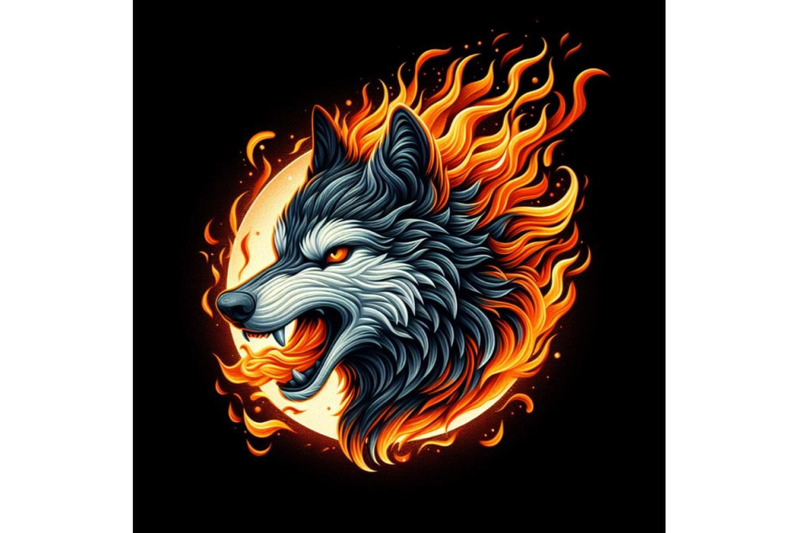 fire-blowing-wolf-black-background-3d