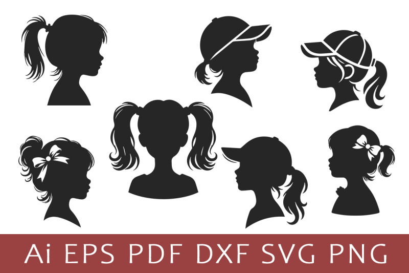 silhouettes-of-little-girls