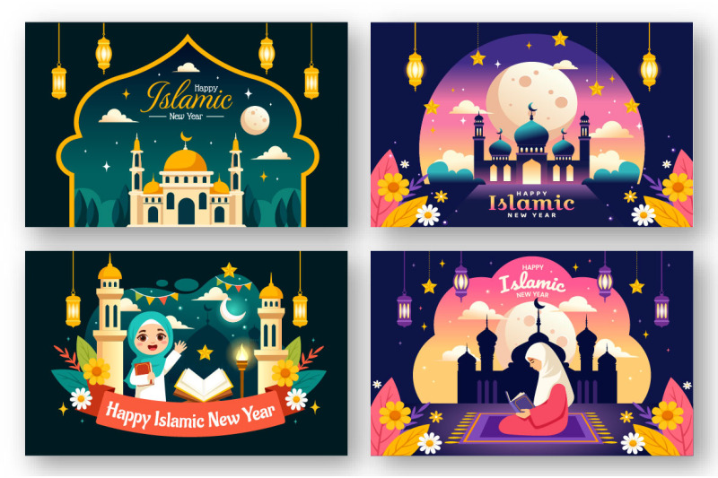12-happy-islamic-new-year-illustration