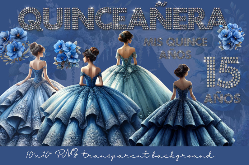 watercolor-blue-dress-quinceanera