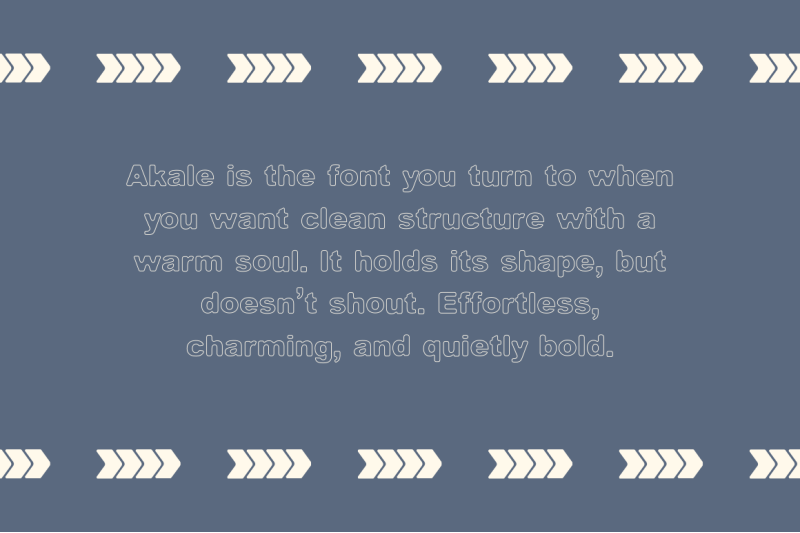 akale-hand-drawn-outline-font