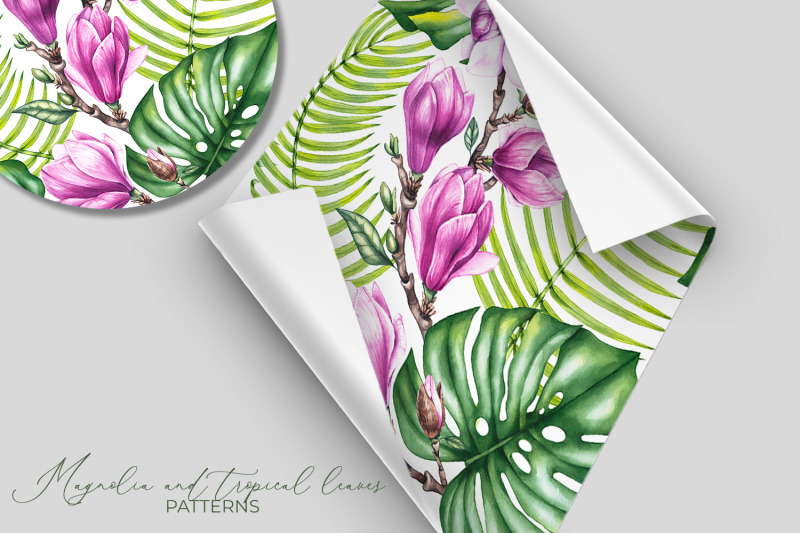 tropical-pattern-with-magnolias