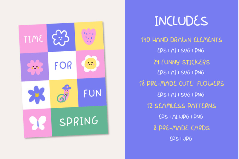 spring-flowers-clipart-collection