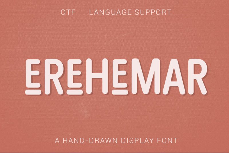 erehemar-thin-bold-font