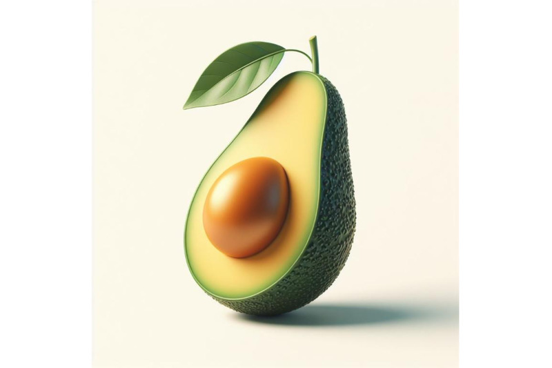 avocado-isolated-on-white-background-trendy-fashion-style