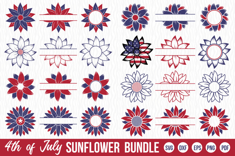 4th-of-july-sunflower-svg-bundle