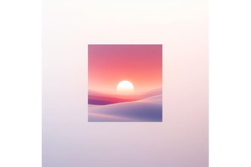 sets-of-8-minimal-sunset-white-background