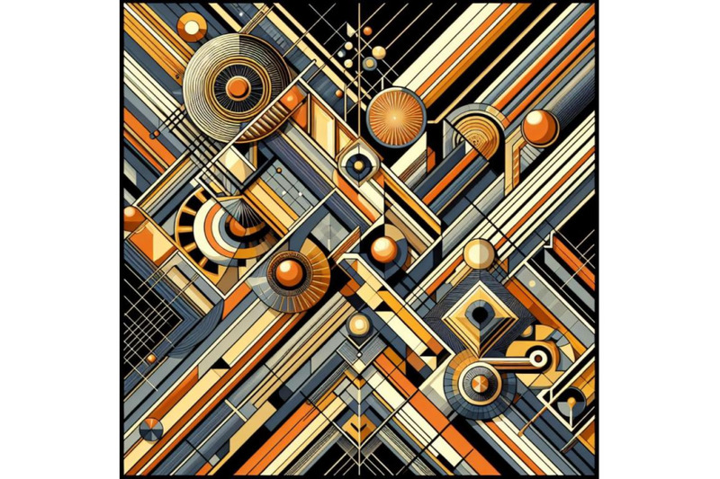 sets-of-8-abstract-illustration-with-art-deco-geometric-shapes