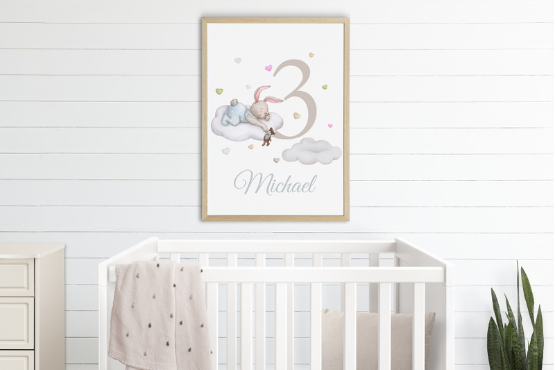 baby-milestone-card-watercolor-3-months