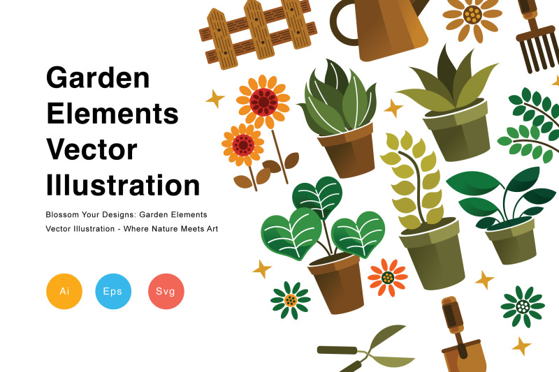 garden-elements-vector-illustration