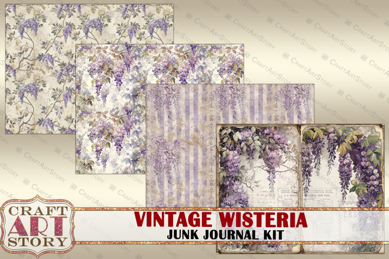 vintage-wisteria-junk-journal-kit-scrapbook-printables