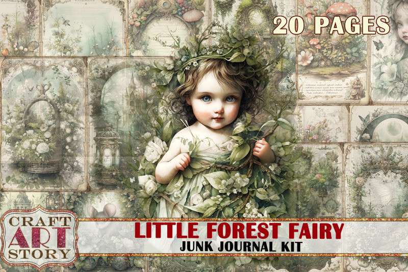 little-forest-fairy-fantasy-junk-journal-pages-2-fairies