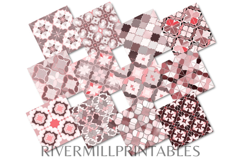 seamless-moroccan-tiles-digital-paper-pack