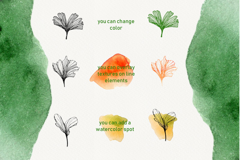 ginkgo-leaves-watercolor-and-graphic-clipart-set