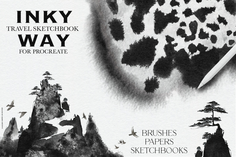 inky-way-travel-procreate-sketchbook