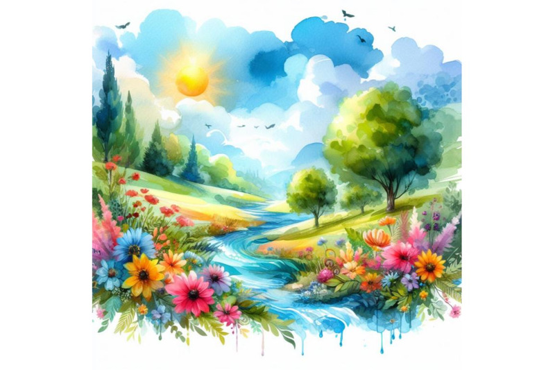 watercolor-design-summer-illustration