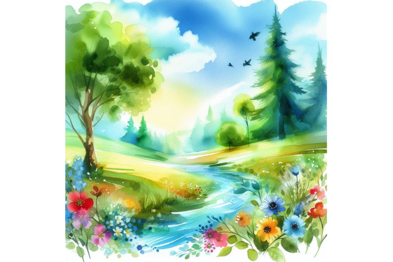 watercolor-design-summer-illustration
