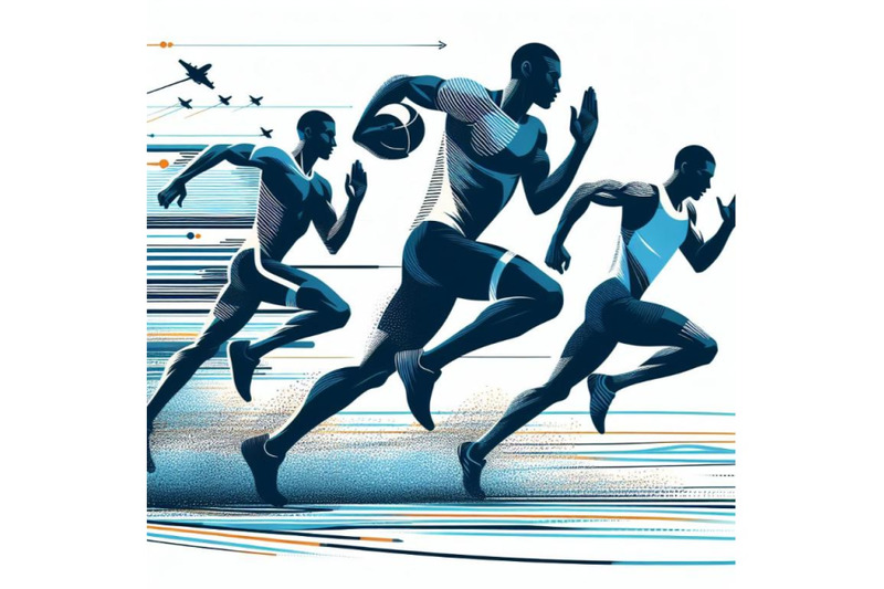12-running-athletes-vector-sy-set